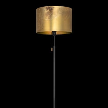 Lampe sur pied Svep - noir/laiton brut - Konsthantverk