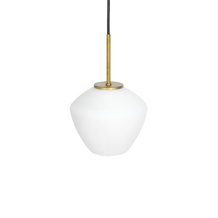 Suspension basse DK 1 - laiton brut/blanc mat - Konsthantverk