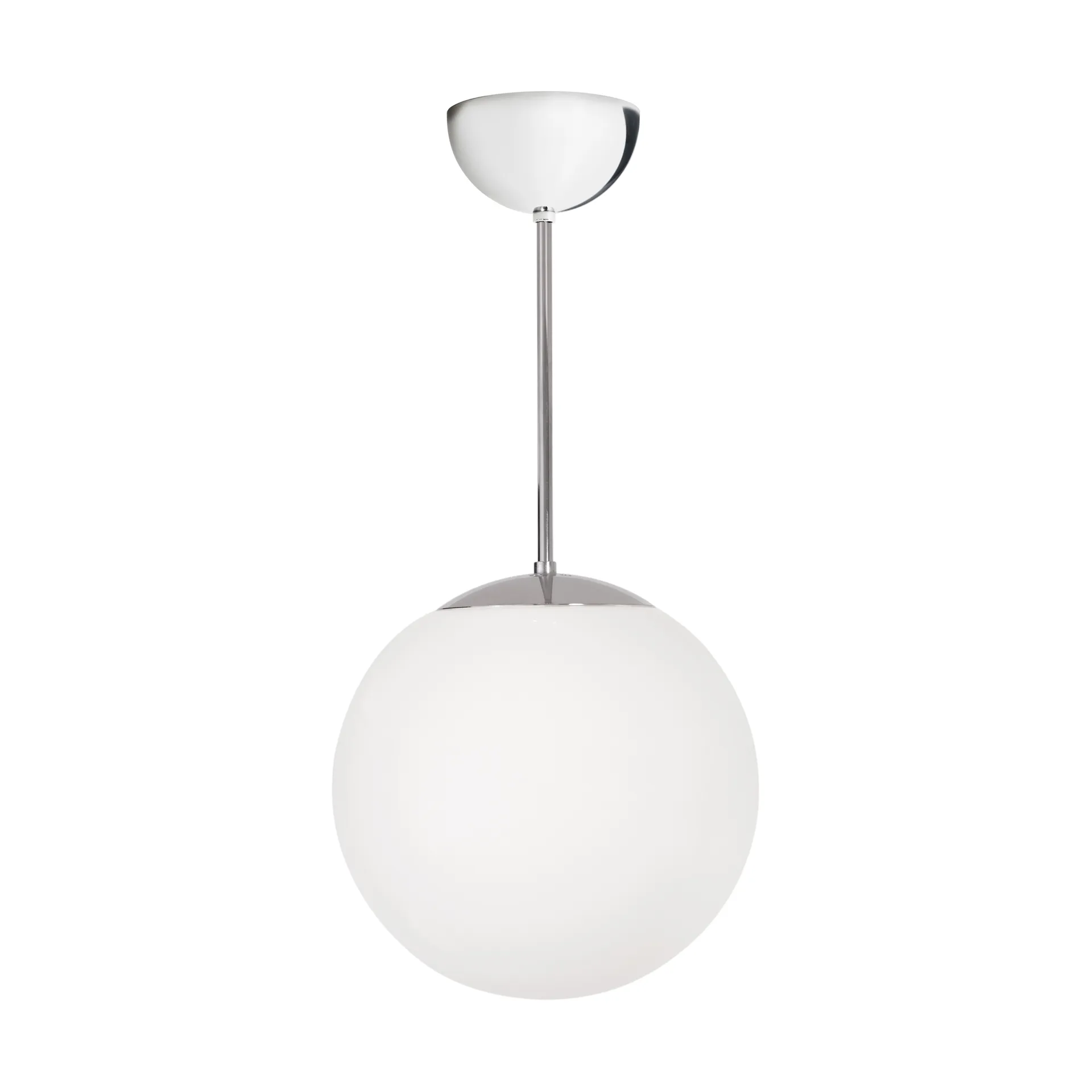 Suspension Funkis Glob, White-chrome Ø20 cm Konsthantverk