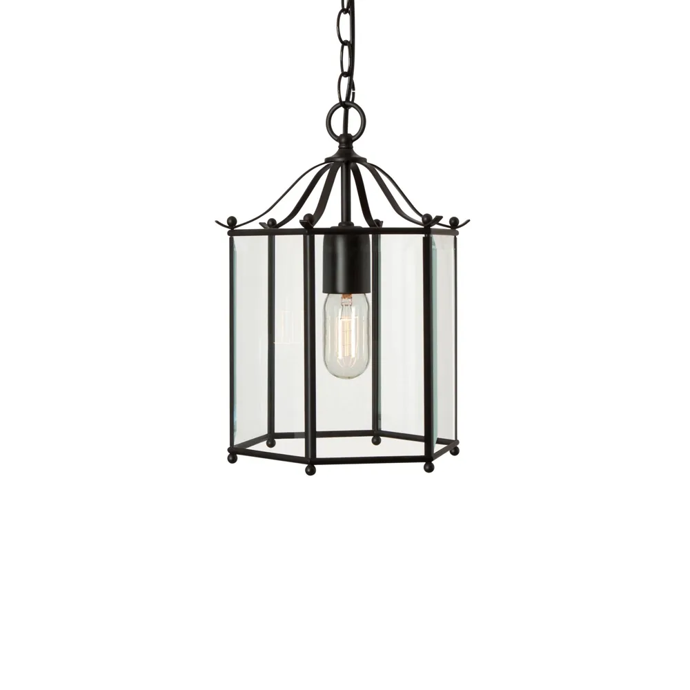 Suspension Glimminge 1 Ø21,5 cm, Noir mat Konsthantverk