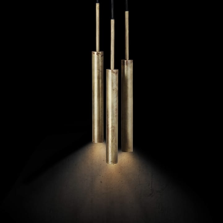 Suspension Stav XL, Laiton brut/blanc Konsthantverk