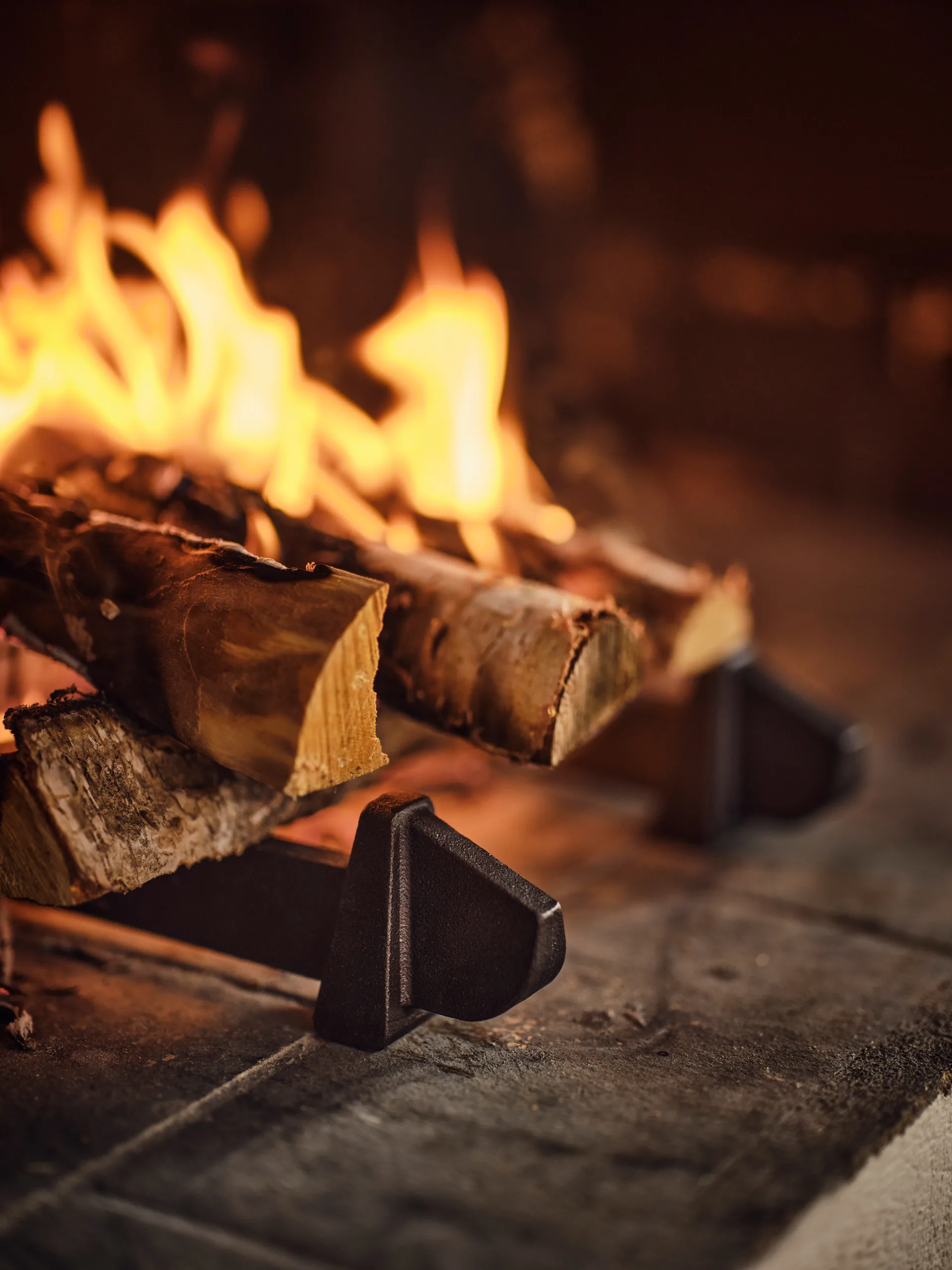 Coffret de deux chiens de feu Korbo Fire-works 2 pièces, Fonte KORBO