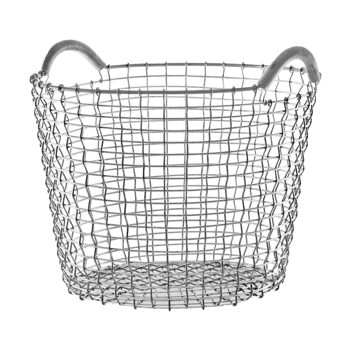 KORBO Panier Korbo Classic 24 acier galvanisé | Design Scandinave | Paniers de rangement | Argenté