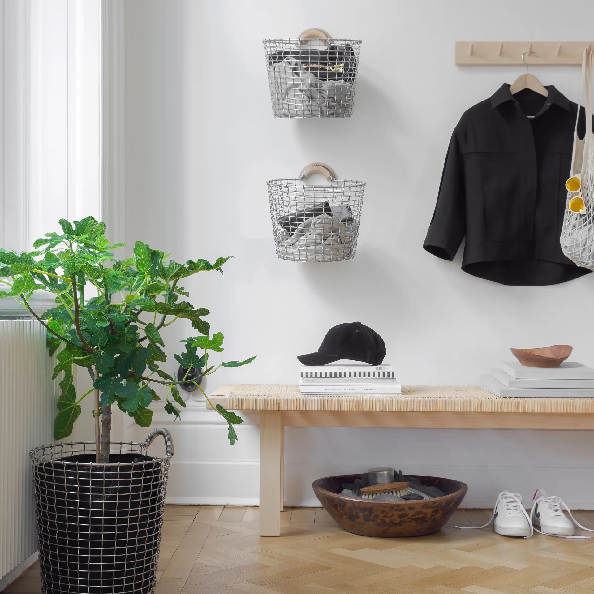 Porte panier en bois Korbo, Frêne KORBO