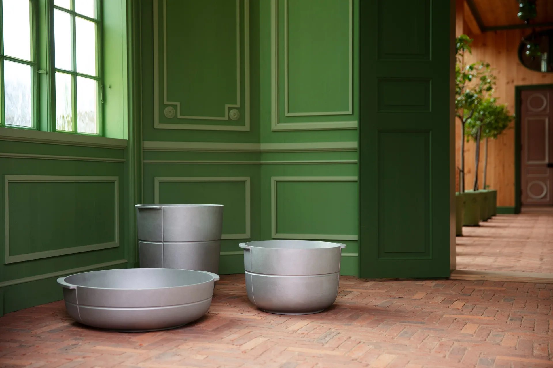 Pot Linea n°2 medium, Aluminium KORBO