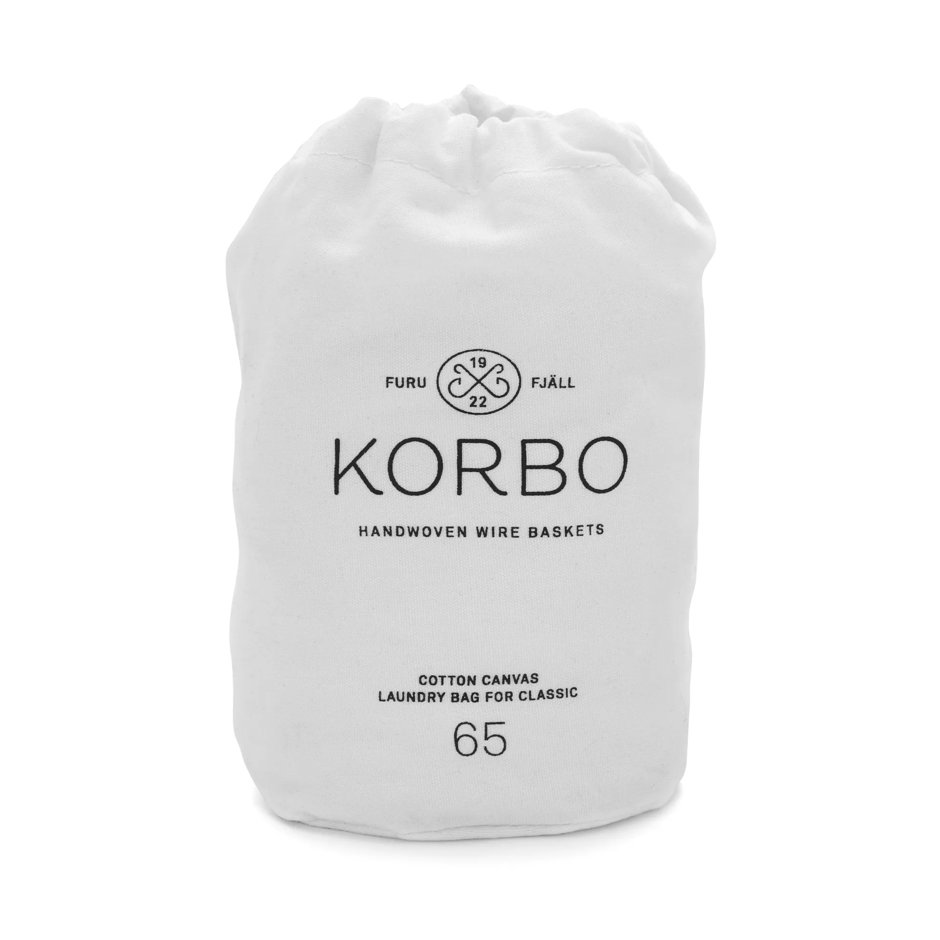 Sac pour panier à linge Korbo, blanc 65 L KORBO