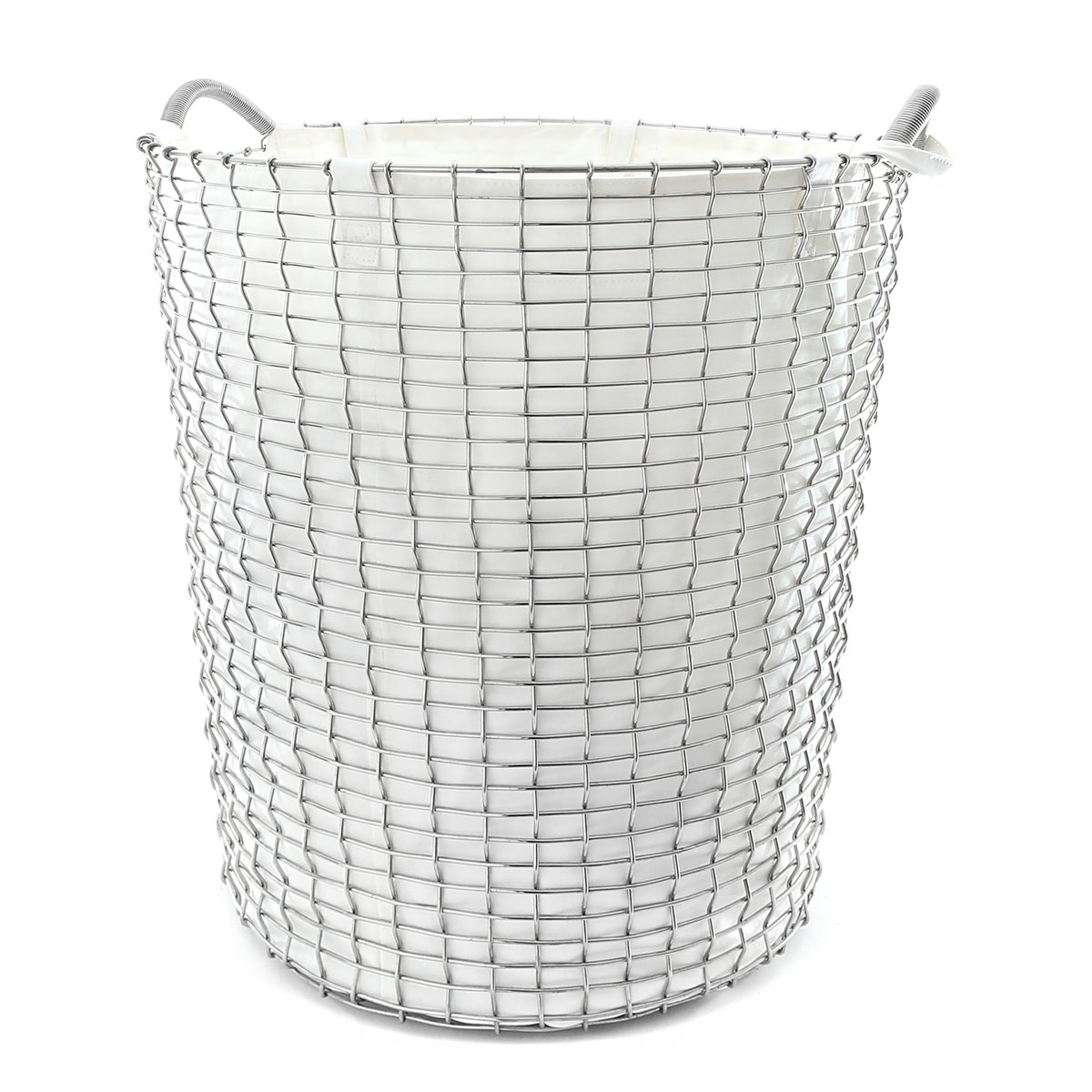 KORBO Sac pour panier à linge Korbo blanc 80 L | Design Scandinave | Paniers de rangement | Blanc