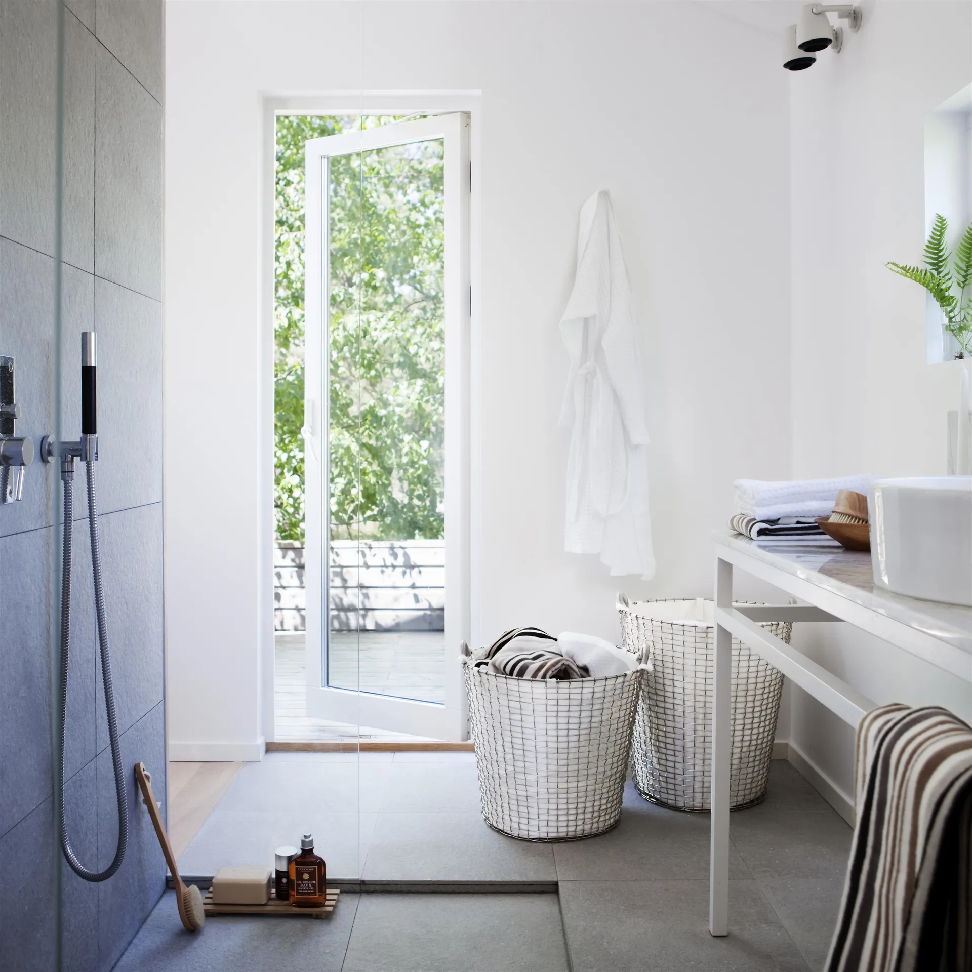 Sac pour panier à linge Korbo, blanc 80 L KORBO