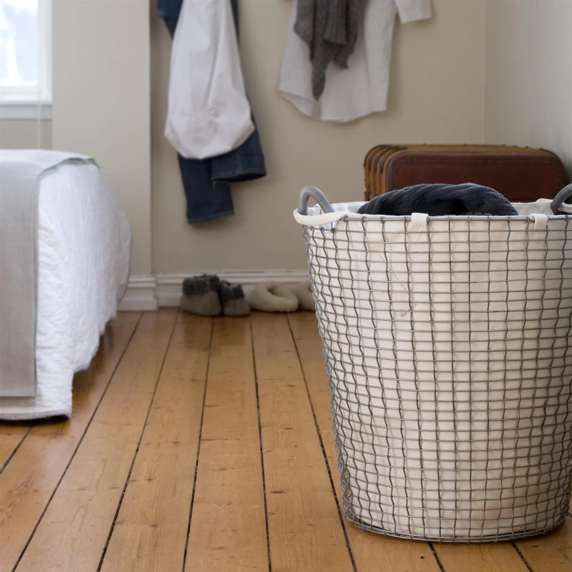 Sac pour panier à linge Korbo, blanc 80 L KORBO