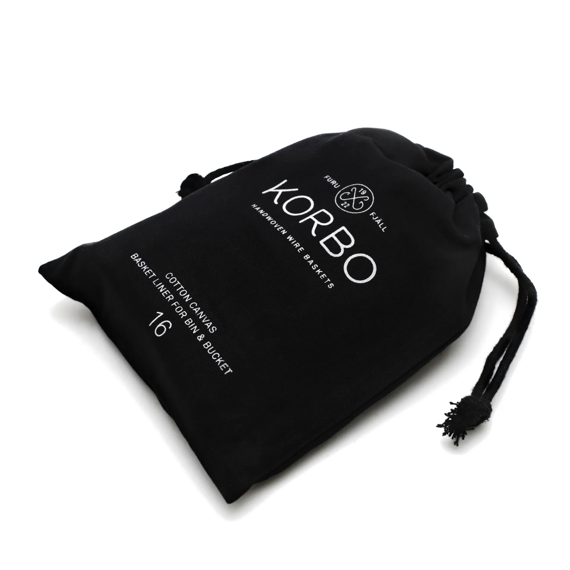 Sac pour panier Korbo 24, noir KORBO