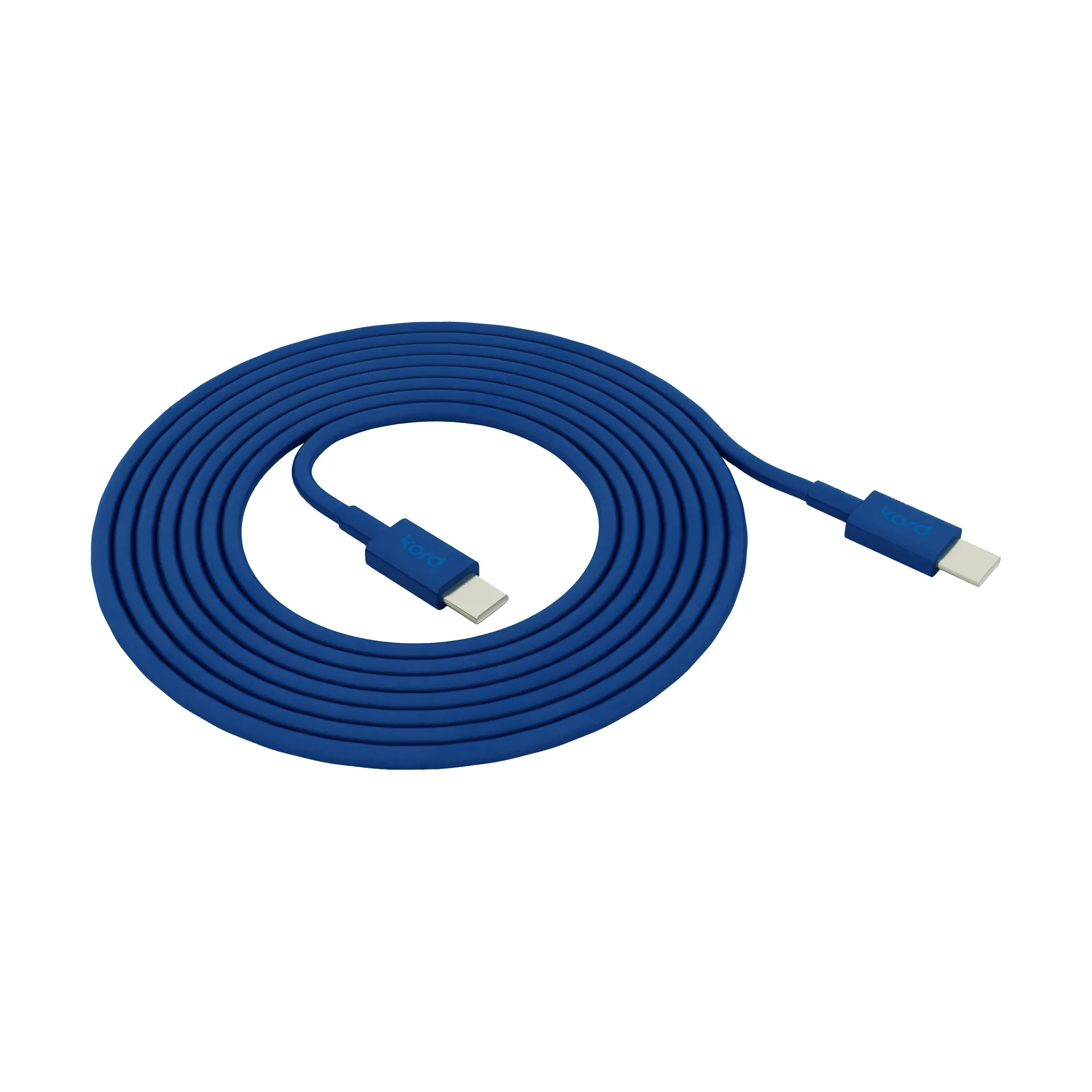 Câble de charge Kord USB-C vers USB-C 1,8 m, Catalina Blue Kord