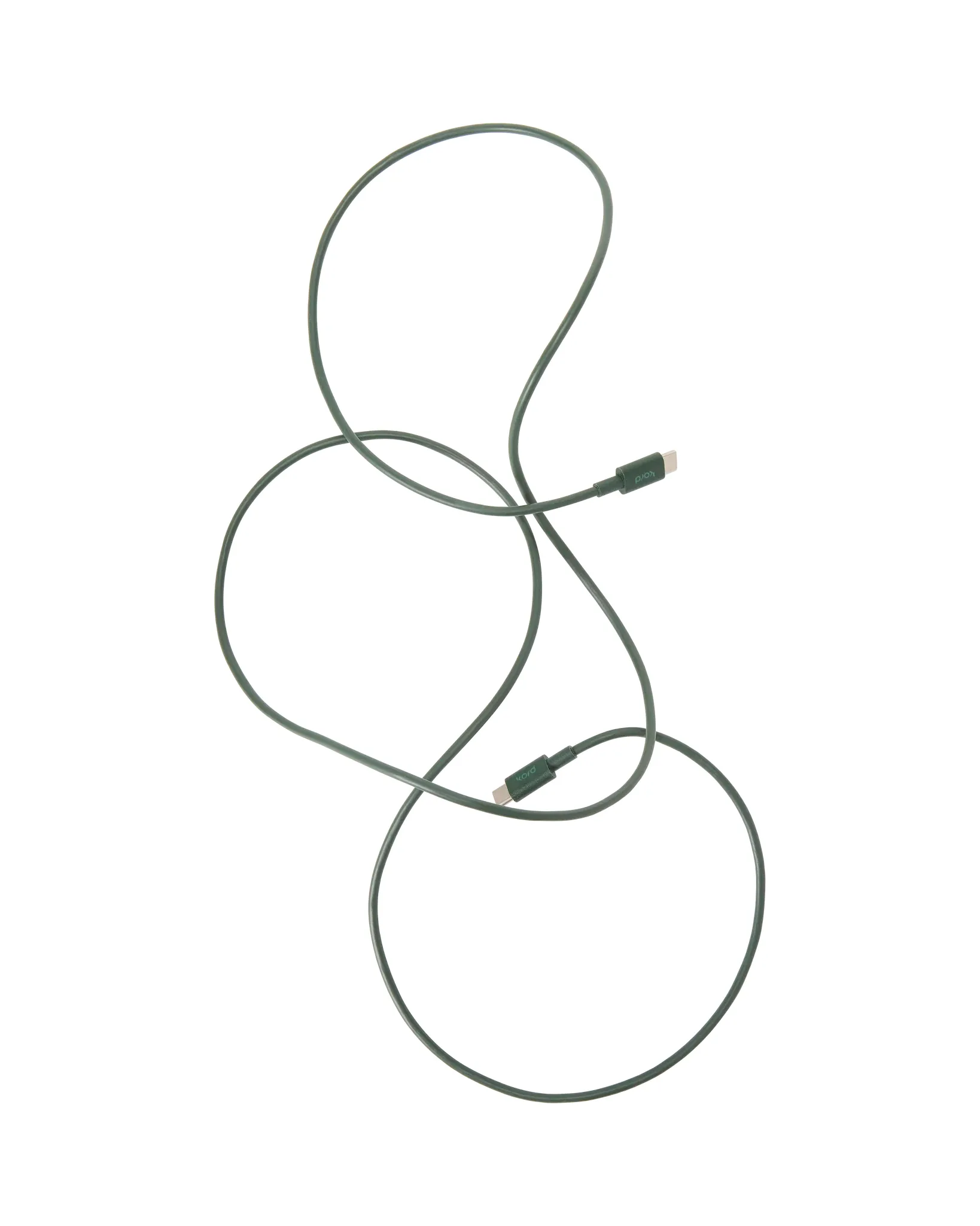 Câble de charge Kord USB-C vers USB-C 1,8 m, Dark Green Kord