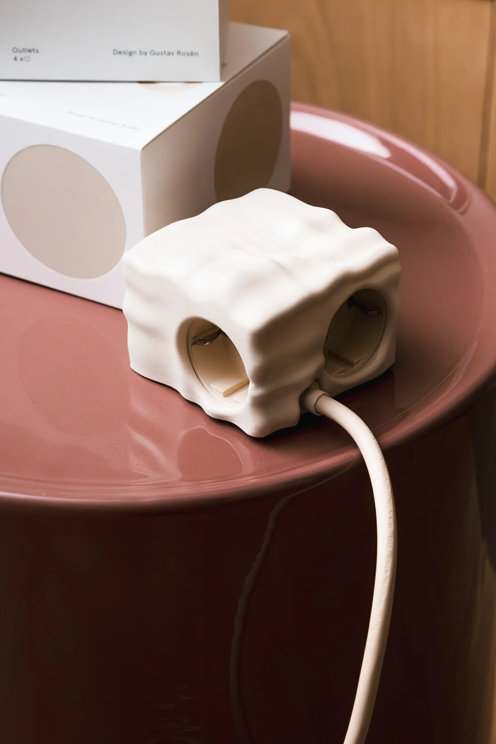 Coque Cumulus+ case pour multiprise Cuboid, Beige Kord