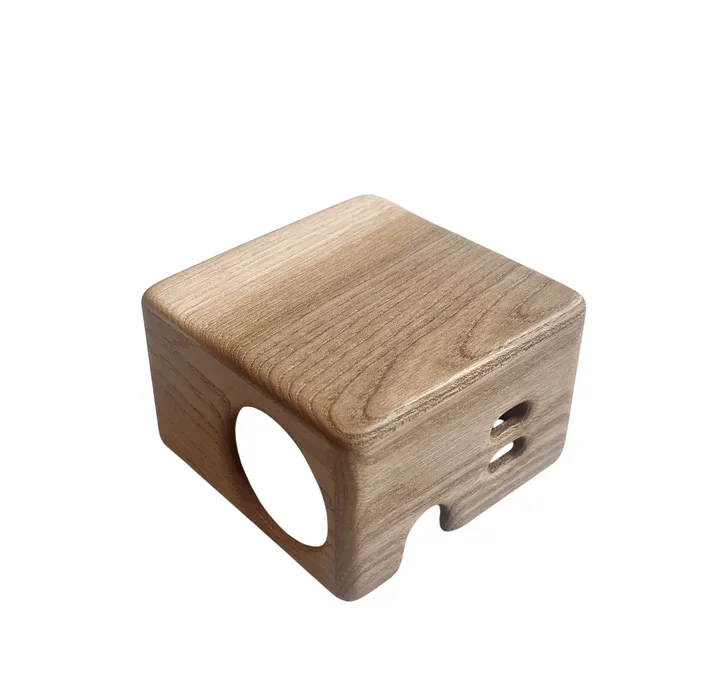 Kord x Bark woodencase-coque pour multiprise Cuboid+ - Écorce - Kord