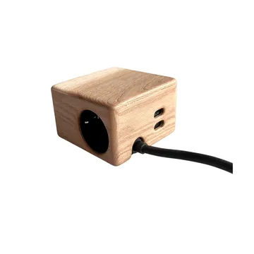 Kord x Bark woodencase-coque pour multiprise Cuboid+ - Écorce - Kord