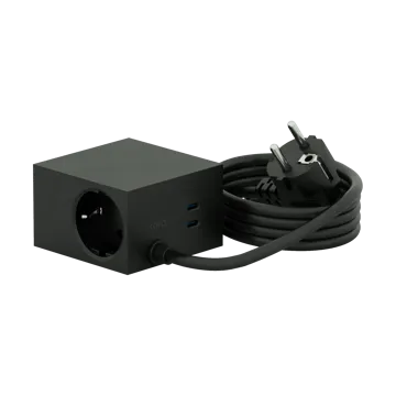 Multiprise USB-C Cuboid+ 30W 2 m - Black - Kord