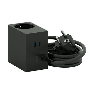 Multiprise USB-C Cuboid+ 30W 2 m - Black - Kord