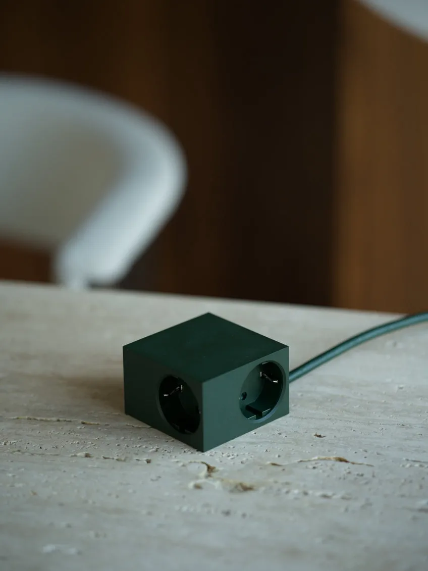 Multiprise USB-C Cuboid+ 30W 2 m, Dark Green Kord