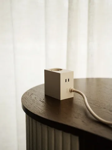 Multiprise USB-C Cuboid+ 30W 2 m - Pearled Ivory (blanc) - Kord
