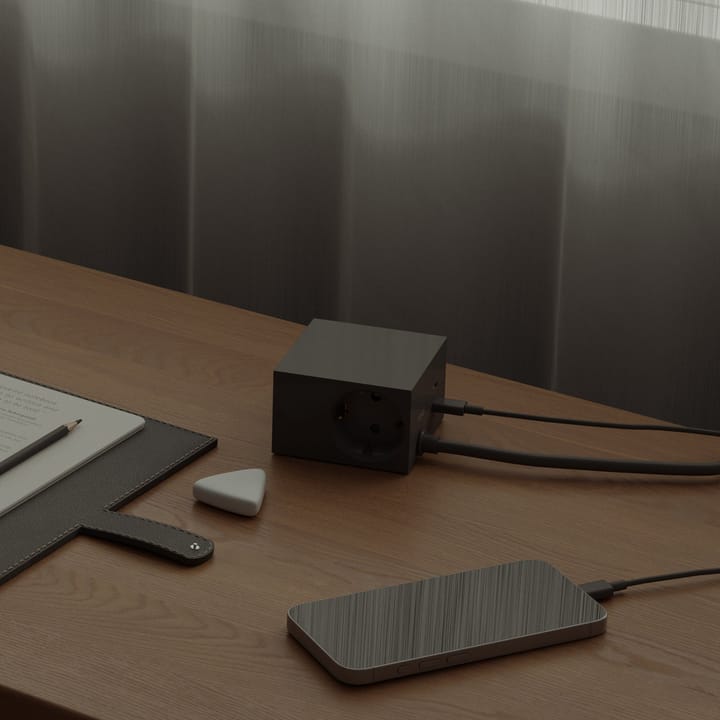 Prise Cuboid+ USB-C 30W 2 m, Black Kord