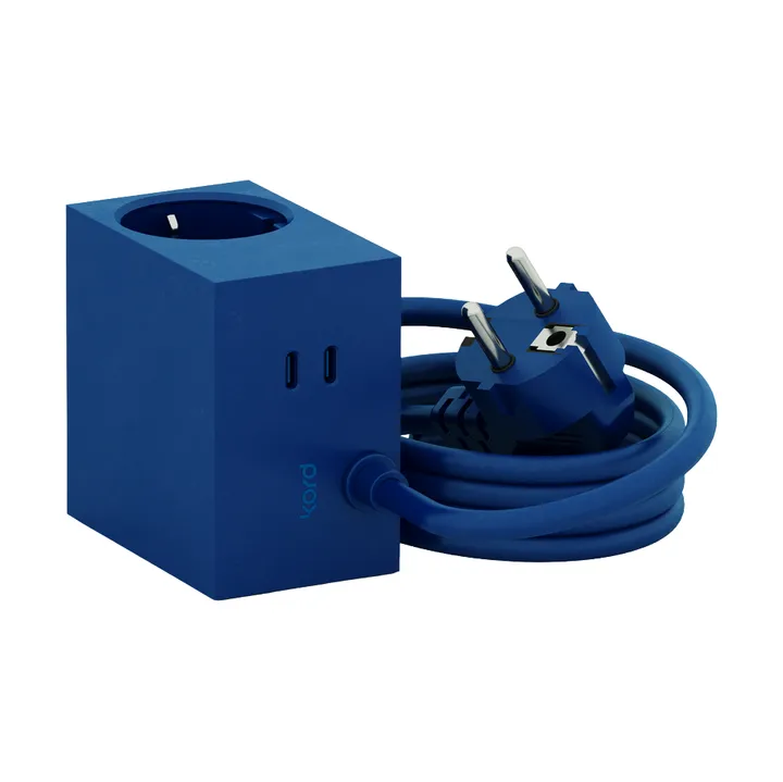 Prise Cuboid+ USB-C 30W 2 m - Catalina Blue - Kord