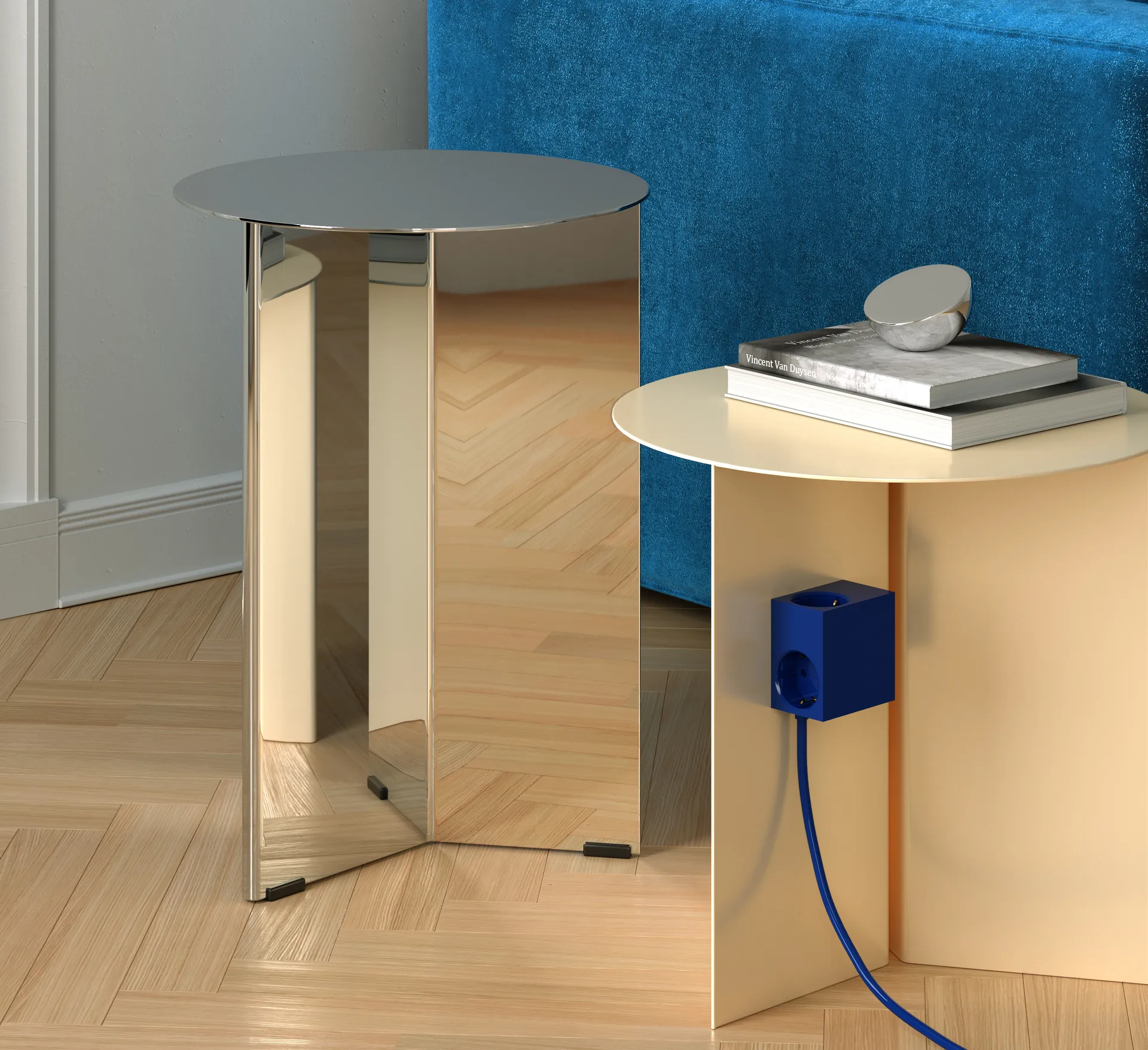 Prise Cuboid+ USB-C 30W 2 m, Catalina Blue Kord