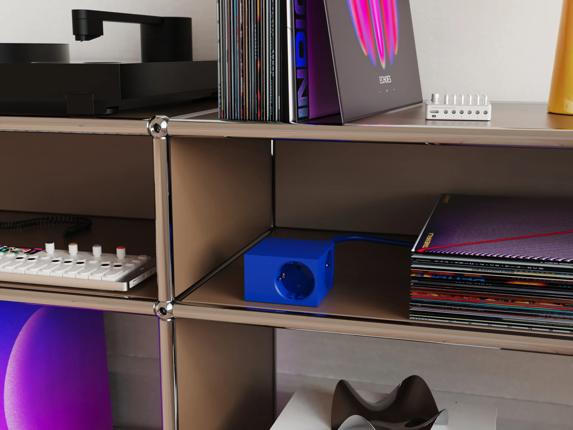 Prise Cuboid+ USB-C 30W 2 m, Catalina Blue Kord