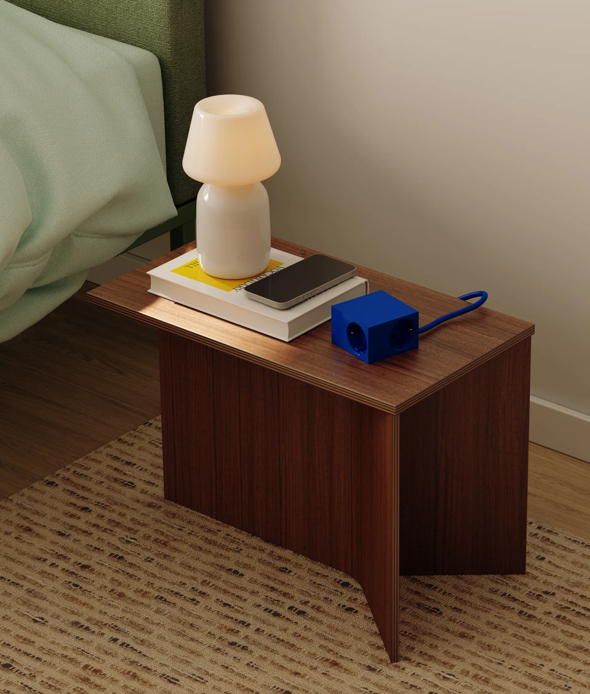 Prise Cuboid+ USB-C 30W 2 m, Catalina Blue Kord