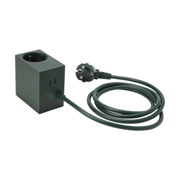 Prise Cuboid+ USB-C 30W 2 m - Dark Green - Kord