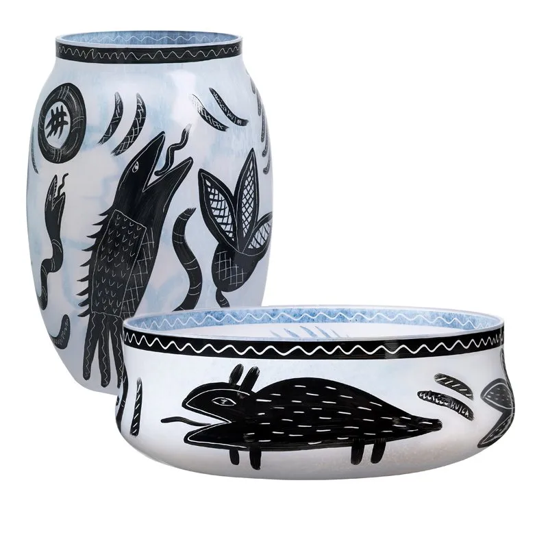 Assiette Caramba, blanc Kosta Boda