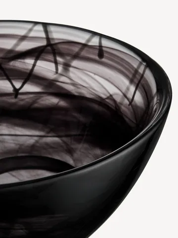 Bol Contrast 230 mm - Noir-noir - Kosta Boda