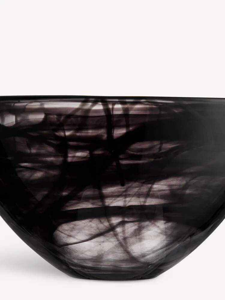 Bol Contrast 230 mm, Noir-noir Kosta Boda