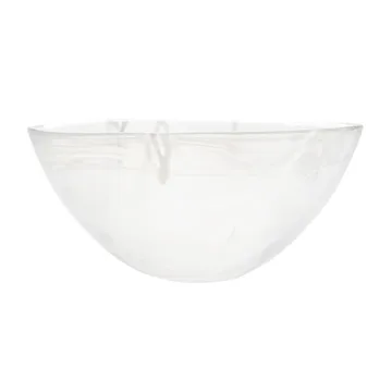 Bol Contrast 350 mm - Blanc-blanc - Kosta Boda