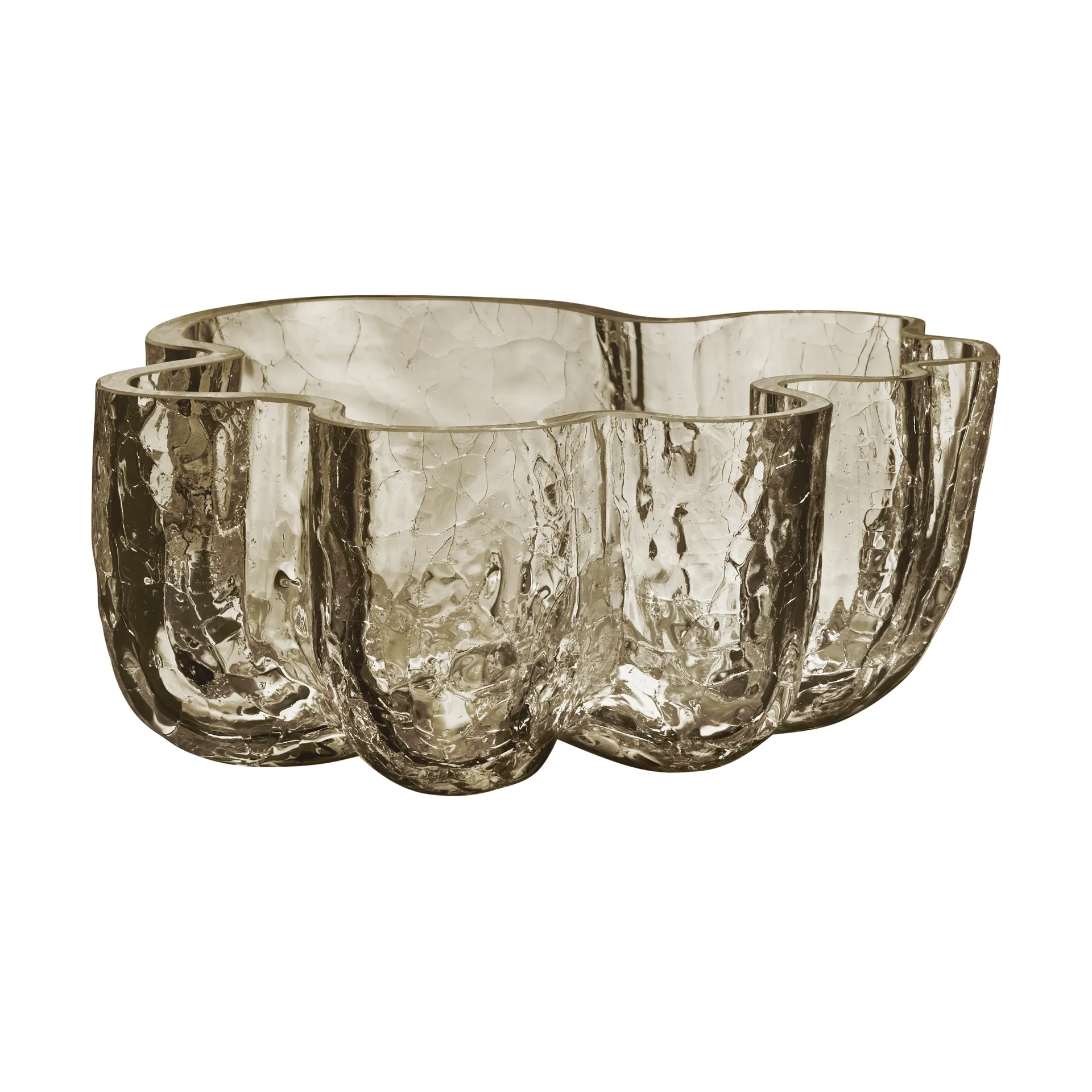 Bol Crackle 10,5 cm, Taupe Kosta Boda