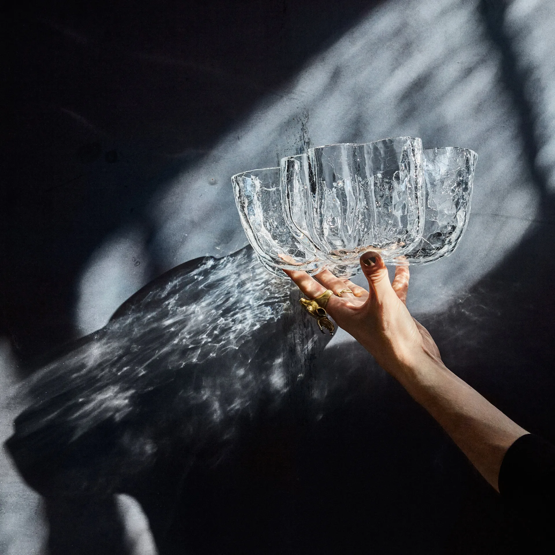 Bol Crackle 10,5 cm, Transparent Kosta Boda