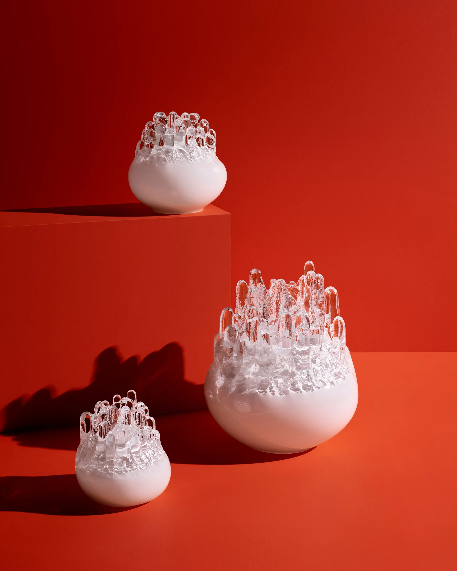 Bougeoir Polar 330 mm, Blanc Kosta Boda