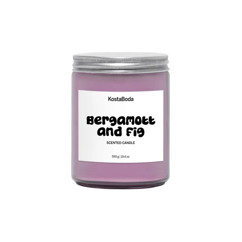 Bougie parfumée Mind, Bergamott & Fig, 550 g Kosta Boda