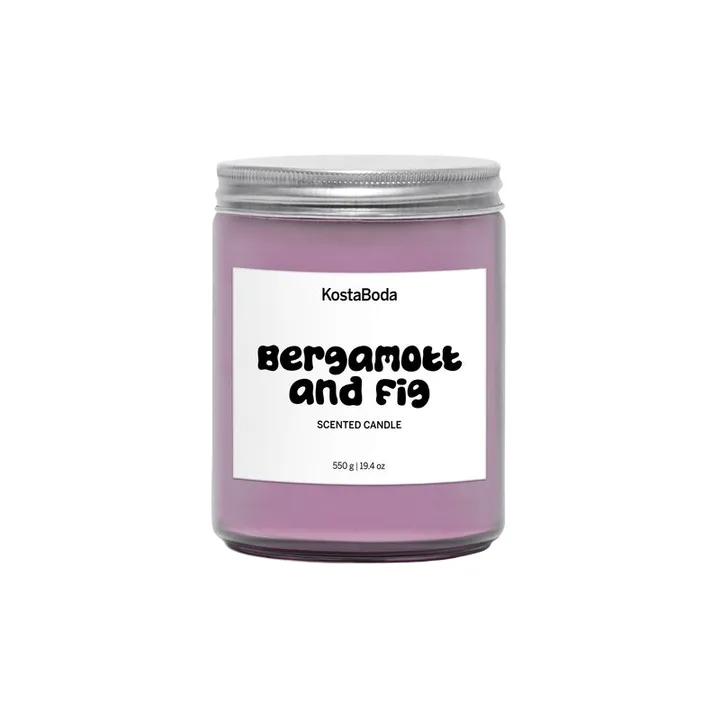 Bougie parfumée Mind - Bergamott & Fig, 550 g - Kosta Boda
