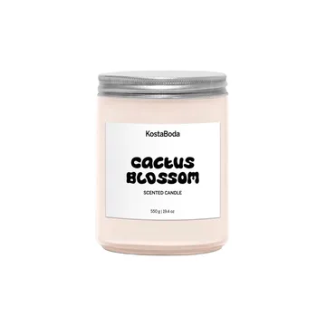Bougie parfumée Mind - Cactus Blossom, 550 g - Kosta Boda
