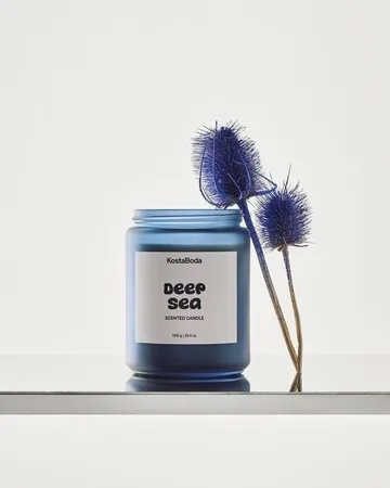 Bougie parfumée Mind - Deep Sea, 550 g - Kosta Boda