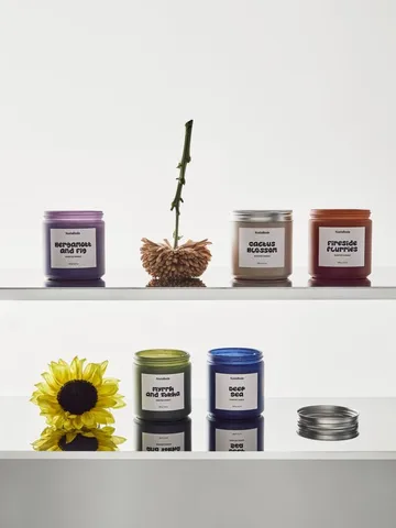 Bougie parfumée Mind - Fireside flurries, 330 g - Kosta Boda