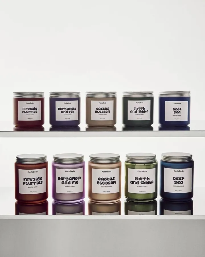 Bougie parfumée Mind - Fireside flurries, 550 g - Kosta Boda
