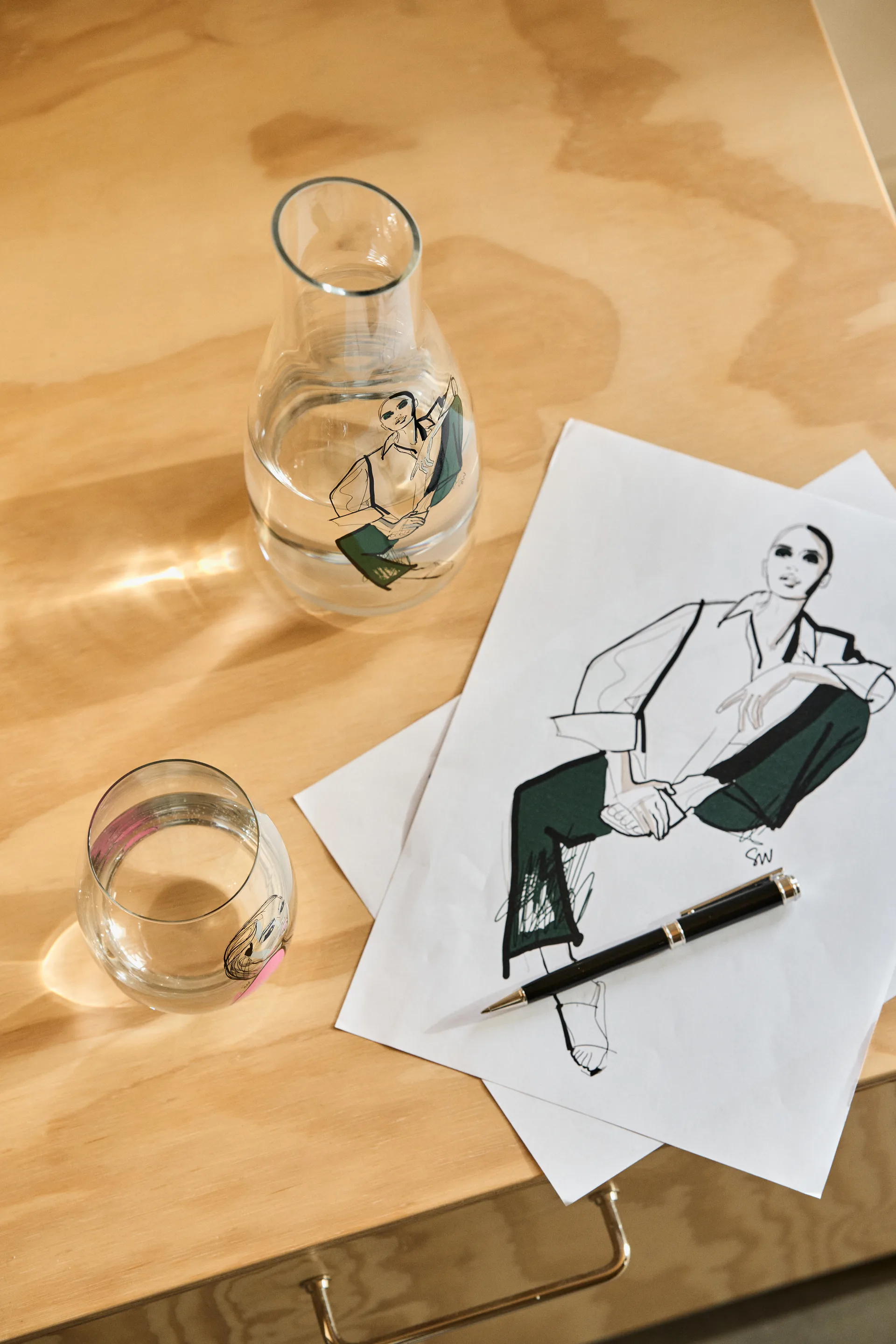 Carafe All about you 1 l, Time for you Kosta Boda