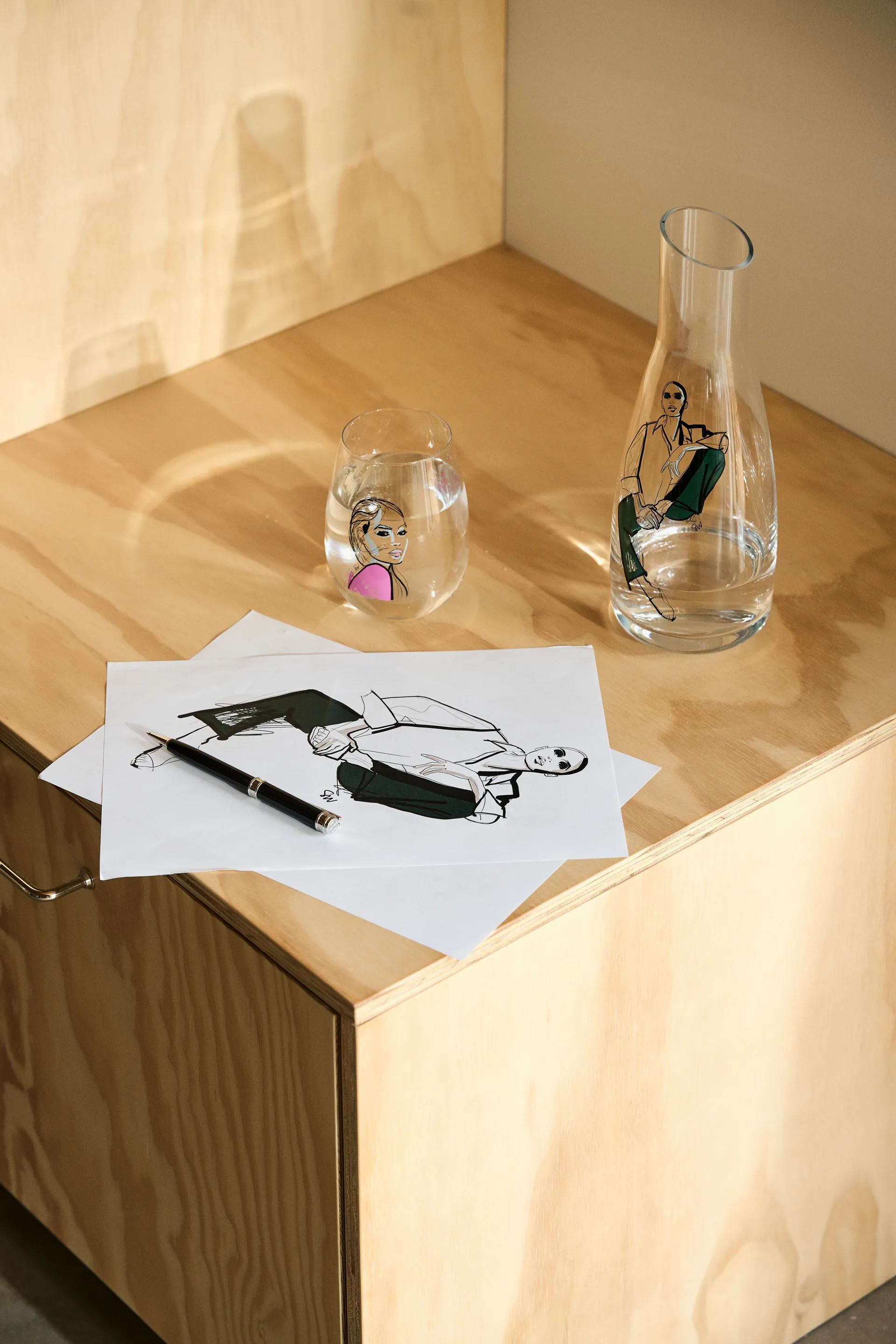 Carafe All about you 1 l, Time for you Kosta Boda