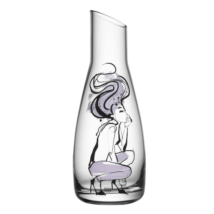 Carafe All about you 1 l - violet - Kosta Boda