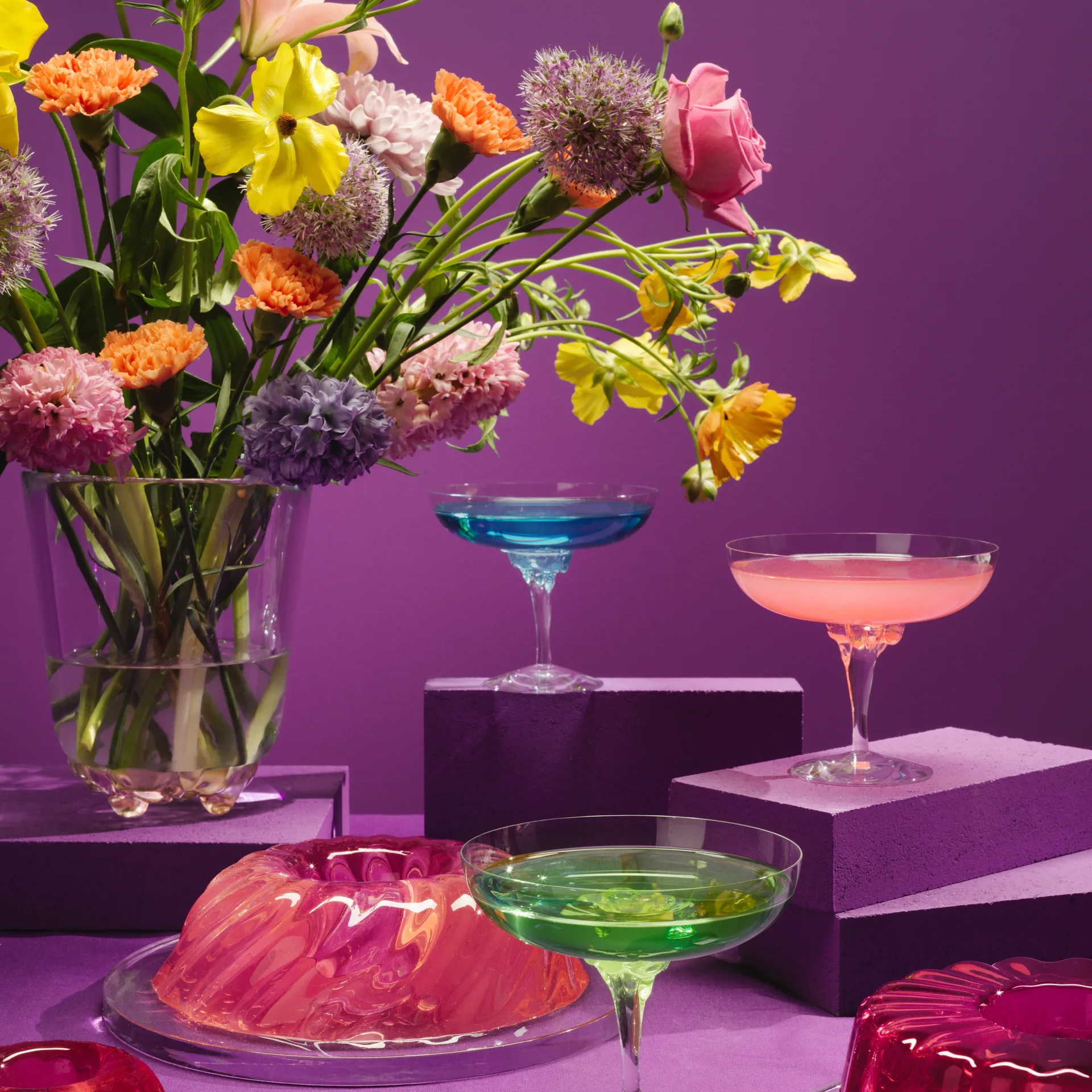 Coupe à boisson Sugar Dandy 32 cl, Bleu Kosta Boda