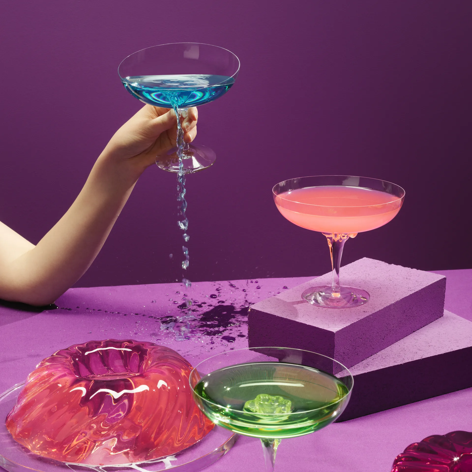 Coupe à boisson Sugar Dandy 32 cl, Rose Kosta Boda