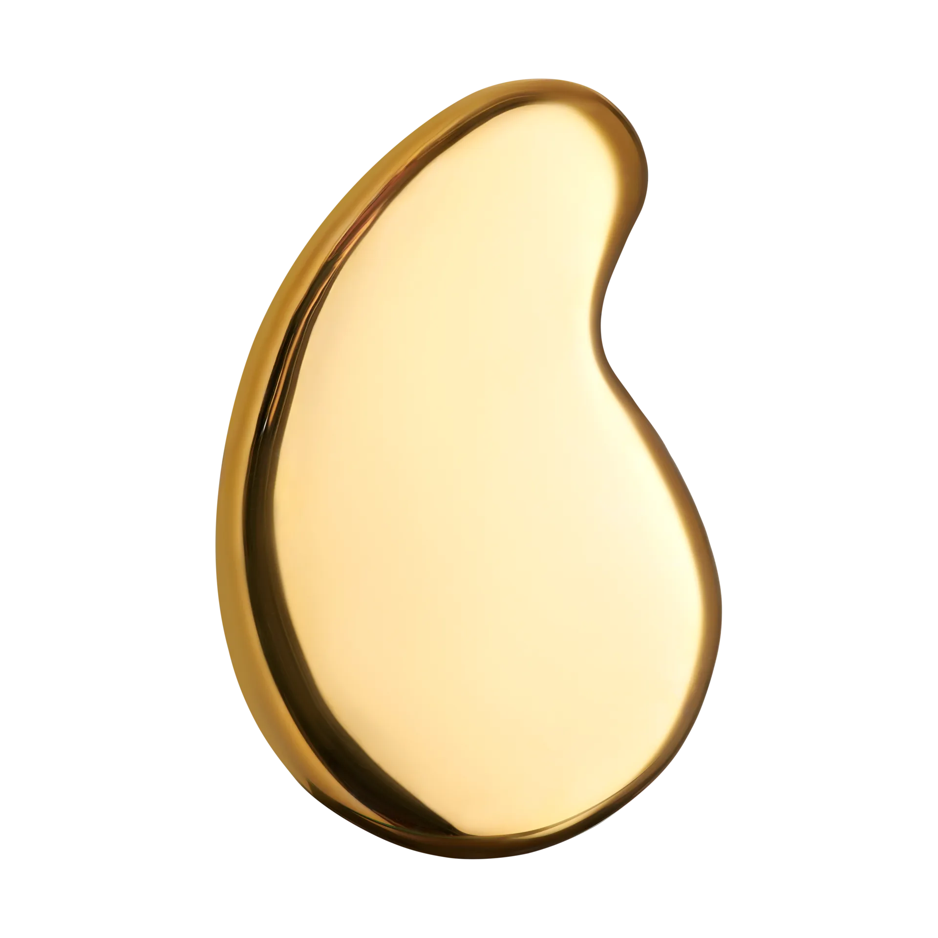 Décoration Tears of joy 146 mm, Golden tears Kosta Boda