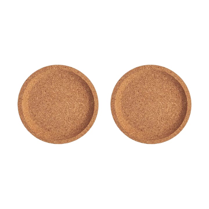 Dessous de verre en liège Viva Ø10,9 cm, 2 pièces - Marron - Kosta Boda