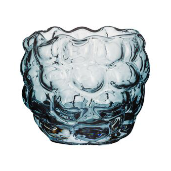 Kosta Boda Lanterne Moss 7,3 cm Bleu | Design Scandinave | Photophores | Bleu